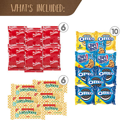 Snack Box Pros Cookie Lover's Snack Box, 40 Assorted Snacks/Box (70000162)