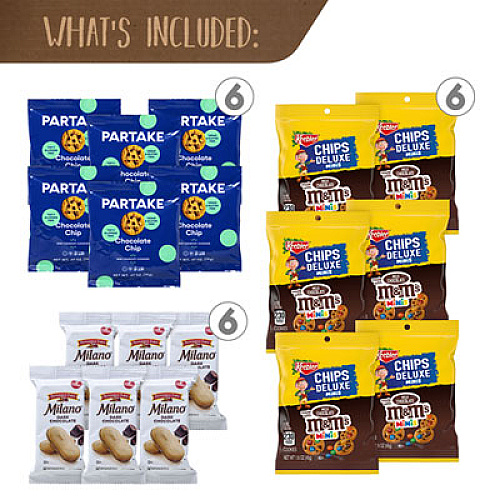 Snack Box Pros Cookie Lover's Snack Box, 40 Assorted Snacks/Box (70000162)