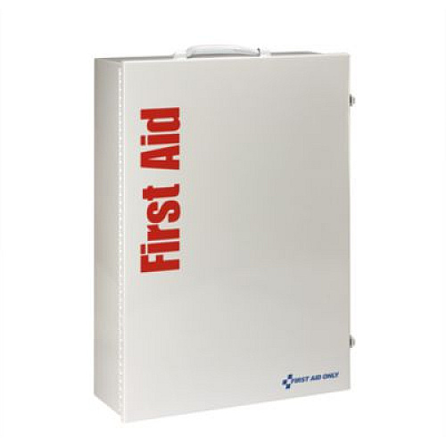 First Aid Only 150 Person ANSI B 4 Shelf Cabinet, 1,462 Pieces, Metal Case (91341)