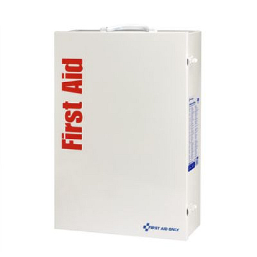 First Aid Only 150 Person ANSI B 4 Shelf Cabinet, 1,462 Pieces, Metal Case (91341)