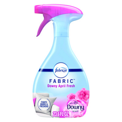 Febreze FABRIC Refresher/Odor Eliminator, Downy April Fresh, 23.6 oz Spray Bottle, 4/Carton (08903)