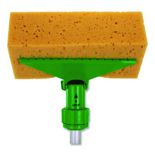 Unger Fixi-Clamp Sponge, 8.5 x 4, 2.75" Thick, Yellow, 10/Carton (SP010)
