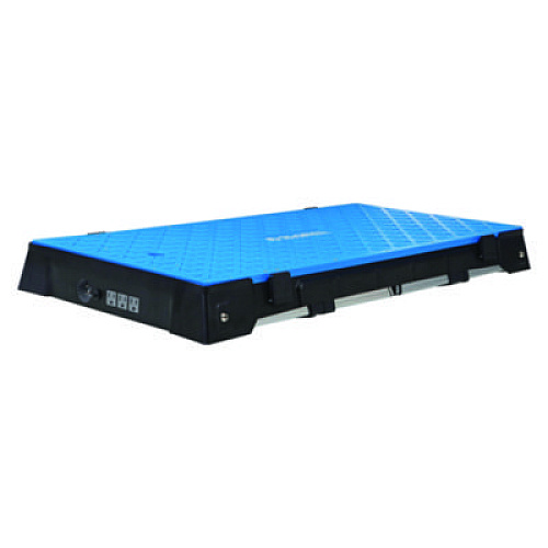 Global Industrial 4-in-1 Portable Workbench with Power Strip, 300 to 500 lbs, 38.56 to 53 x 19.86 to 32.28 x 3.56 to 30.5 (493680)