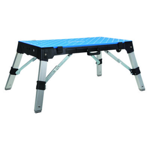 Global Industrial 4-in-1 Portable Workbench with Power Strip, 300 to 500 lbs, 38.56 to 53 x 19.86 to 32.28 x 3.56 to 30.5 (493680)