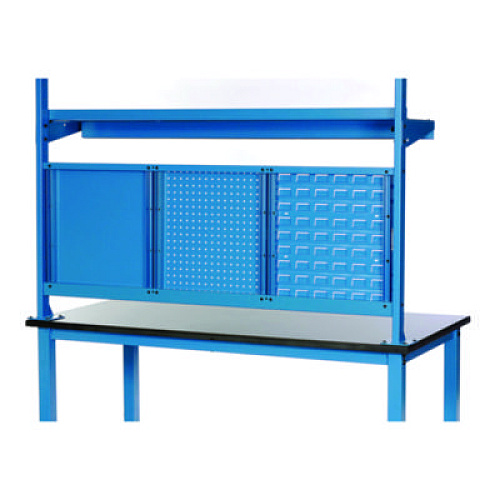 Panel Mounting Rail, For Use with Global Industrial 60" Wide Workbenches, 125 lb Weight Capacity (249292ABL)