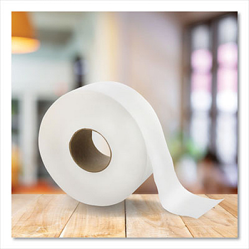 Livi VPG Select Jumbo Bath Tissue, 2-Ply, 3.3" x 1,000 ft, White, 12 Rolls/Carton (23501)