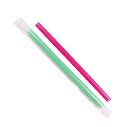 Karat Boba Straws, 9", Plastic, Assorted Colors, 1,600/Carton (C9060SMIXED)