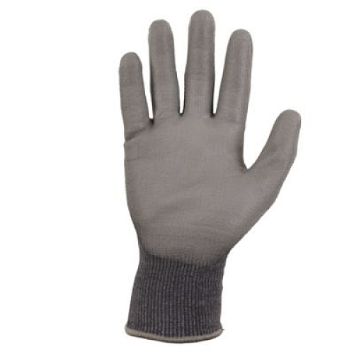 ergodyne ProFlex 7044 ANSI A4 PU Coated CR Gloves, EN388: 4X42D, 9" Long, X-Small, Gray, Pair (10491)