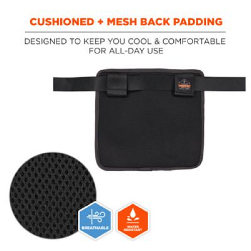 ergodyne Arsenal 5716 Server Apron Pouch with Pockets, 5 Compartments, 11 x 10, Nylon, Black (13719)