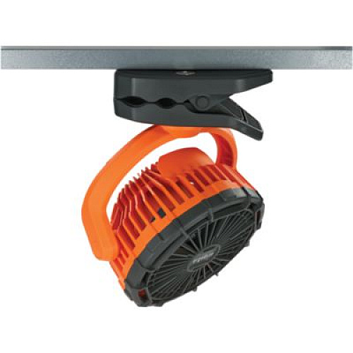 ergodyne Chill-Its 6090 Rechargeable Portable Jobsite Fan, 9.5", 2 Speeds, Orange/Black (12800)