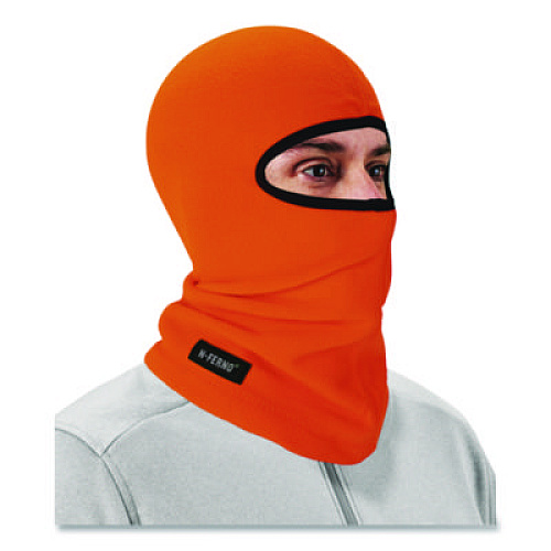 ergodyne N-Ferno 6821 Fleece Balaclava Face Mask, One Size Fits Most, Orange (16954)