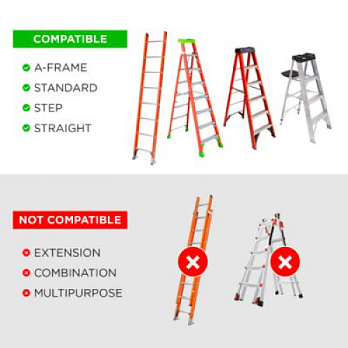 ergodyne Arsenal 5300 Ladder Shoulder Lifting Strap/Carrying Handle, Supports Up to 100 lb, 2 x 9 x 11, Black/Silver (19196)