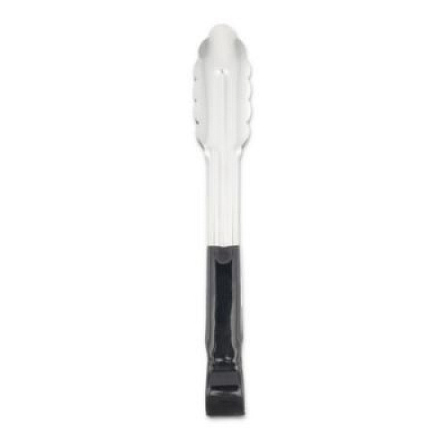 Carlisle Dura-Kool Tongs, Stainless Steel, 9.5", Silver/Black (60756003)