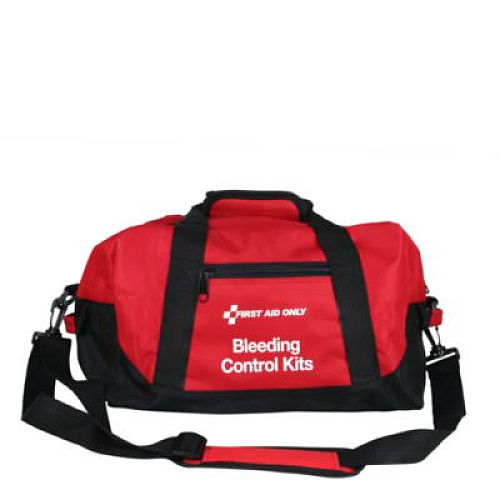 First Aid Only Bleeding Control Multiple Victim Bag, 60 Pieces, Fabric Bag (91346)