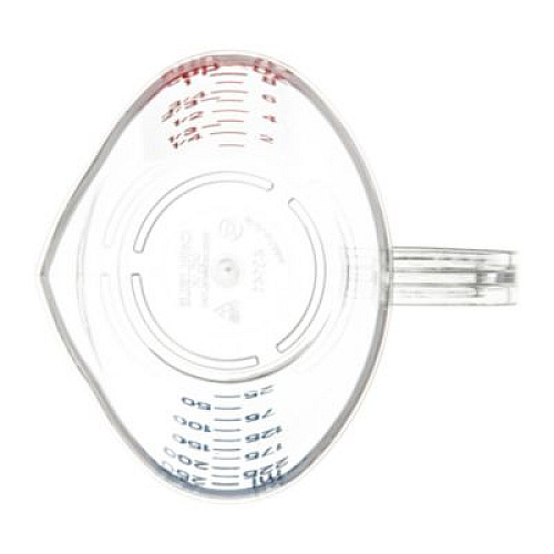 Carlisle Commercial Measuring Cup, 1 cup, Plastic, Clear (4314107)