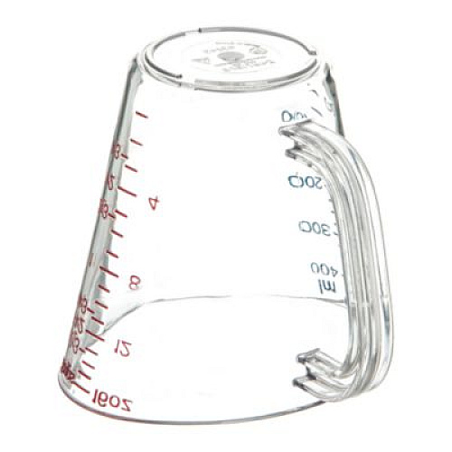 Carlisle Commercial Measuring Cup, 1 pt, Plastic, Clear (4314207)