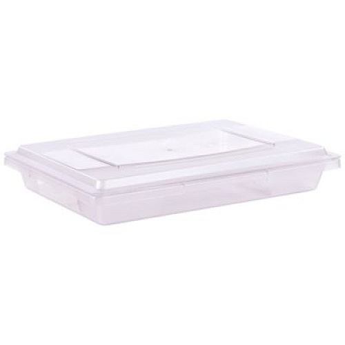 Carlisle StorPlus Polycarbonate Food Storage Container, 5 gal, 18 x 26 x 3.5, Clear, Plastic (1062007)