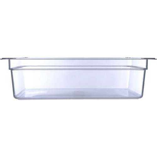 Carlisle StorPlus Polycarbonate Food Pan, 19.4 qt, 12.5 x 20.75 x 6, Clear, Plastic (10202B07)