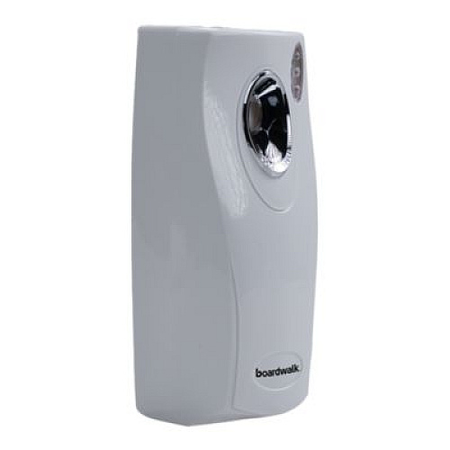 Boardwalk Metered Air Freshener Dispenser, 3.5 x 3.75 x 9.5, White, 12/Carton (908CT)