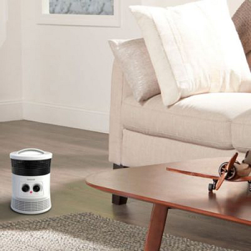 Honeywell Surround Fan Forced Heater, 1,500 W, 8.1 x 11.2 x 7.9, White (HHF360W)