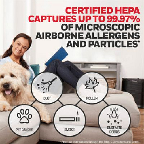Honeywell Filter G True HEPA Air Purifier Filter, 1.5 x 10 (HRFG1)