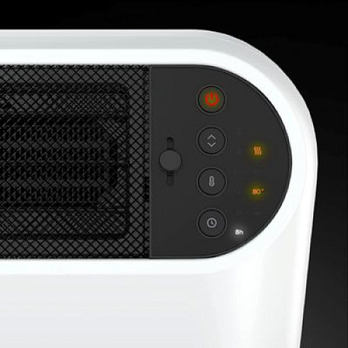 Honeywell ThermaWave 6 Ceramic Heater, 1,500 W, 7.75 x 18.11 x 18.54, White (HCE870W)