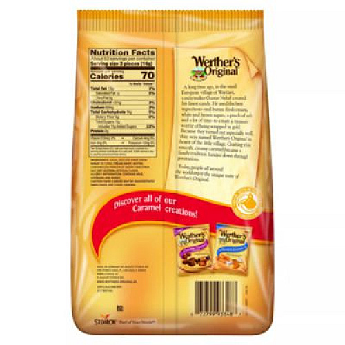 Werther's Original Original Hard Candies, Caramel, 30 oz Bag (30201012)