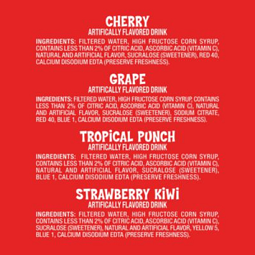 Kool-Aid Jammers Juice Pouch Variety Pack, 6 oz Pouch, 80/Carton (60004076)