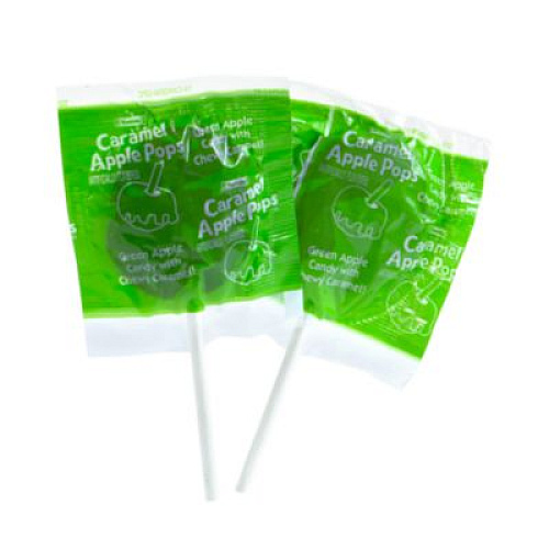 Tootsie Roll Caramel Apple Pops, 0.63 oz Individually Wrapped, 48/Box, 2 Boxes/Carton (60004066)
