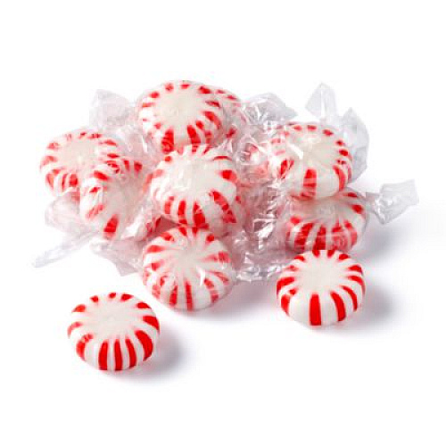 Colombina Peppermint Starlight Mints, 5 lb Bag, 3/Carton (60004061)