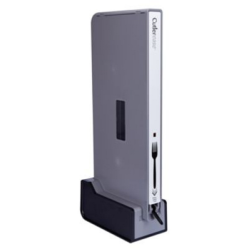 WNA Cutlerease Base, Holds 1 Dispenser, 5.38 x 11 x 5.25, Gray/Black (1TWRBASE)