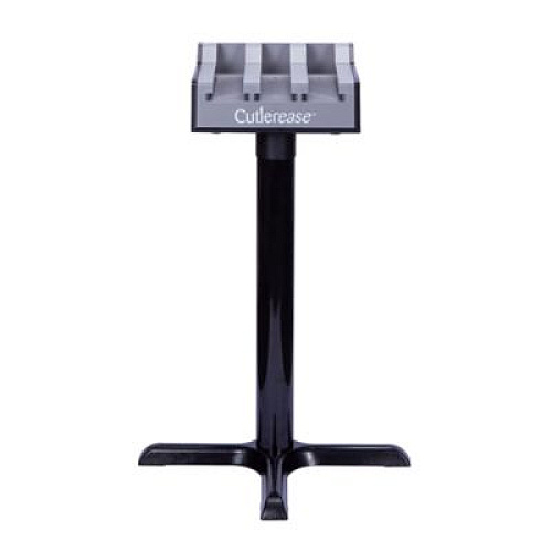 WNA Cutlerease Base, Holds 3 Dispensers, 12.5 x 12.5 x 5.25, Gray/Black (3TWRBASE)