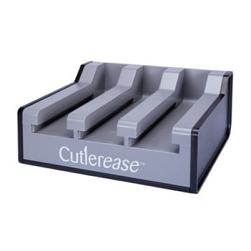 WNA Cutlerease Dispensing System Starter Kit, Holds 120 Forks/120 Knives/120 Spoons, 12.5 x 12.5 x 29.25, Gray/Black (STARTKIT)