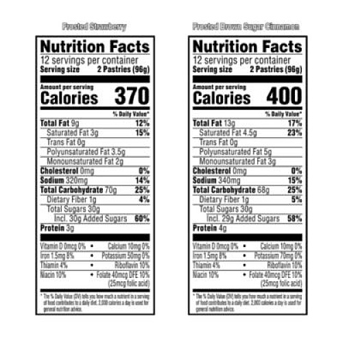 Kellogg's Pop Tarts, Brown Sugar Cinnamon/Strawberry, 2/Pouch, 24 Pouches Box, 2 Boxes/Carton (60004083)