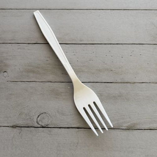 Boardwalk Heavyweight Polypropylene Cutlery, Fork, 7.09", Plastic, White, 1,000/Carton (FORKWHPP)