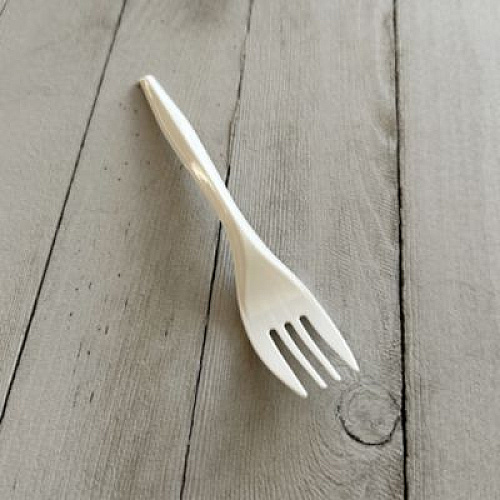 Boardwalk Mediumweight Polypropylene Cutlery, Fork, 5.51", Plastic, White, 1,000/Carton (FORKPPMW)