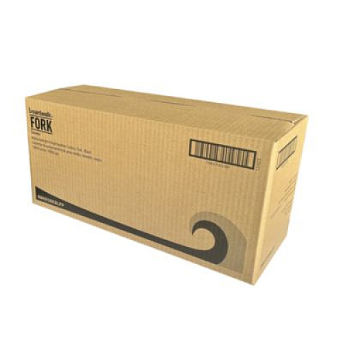 Boardwalk Mediumweight Polypropylene Cutlery, Fork, Plastic, Black, 1,000/Carton (FORKBLPP)