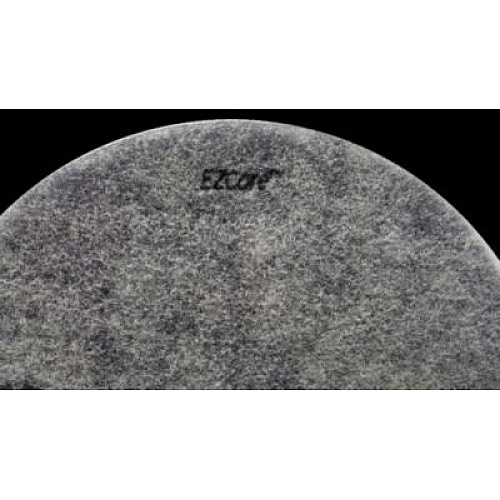 SC Johnson Professional EZ Care Polishing Pad, 27" Diameter, Black/Gray, 2/Carton (311184)
