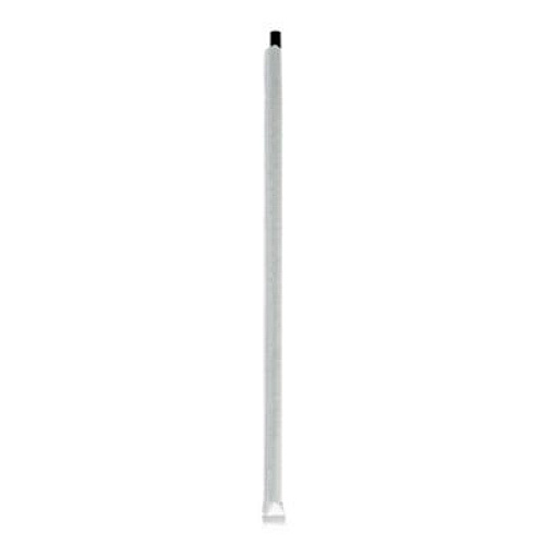 Boardwalk Wrapped Giant Straws, 10.25", Polypropylene, Black, 300/Pack, 4 Packs/Carton (GST1025BK)
