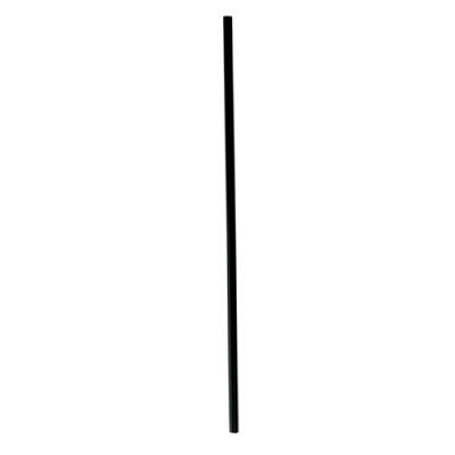 Boardwalk Wrapped Jumbo Straws, 10.25", Polypropylene, Black, 500/Pack, 4 Packs/Carton (JSTW1025BK)
