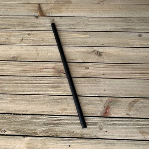 Boardwalk Jumbo Straws, 7.75", Polypropylene, Black, 250/Pack, 50 Packs/Carton (JSTUW775BK)