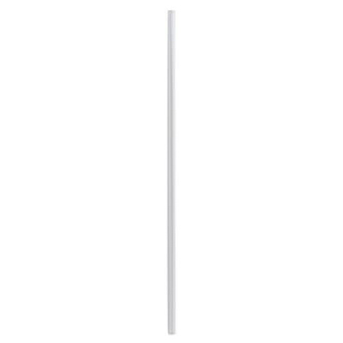 Boardwalk Wrapped Jumbo Straws, 10.25", Polypropylene, Clear, 500/Pack, 4 Packs/Carton (JUMW1025CLR)
