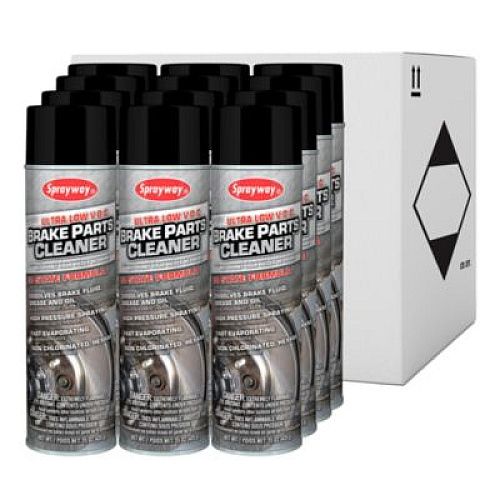 Sprayway Brake Parts Cleaner, 15 oz Aerosol Spray, 12/Carton (069)