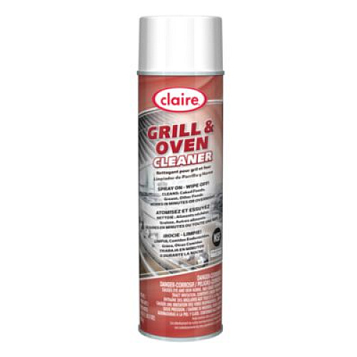 Claire Grill and Oven Cleaner, 18 oz Aerosol Spray, 12/Carton (826)