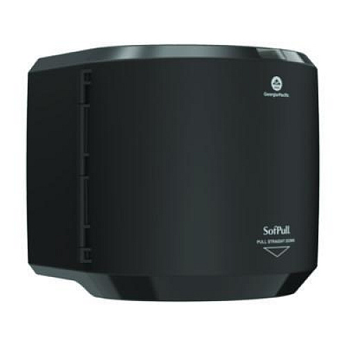 Georgia Pacific Professional SofPull CenterPull Hand Towel Dispenser, 10.13 x 10.58 x 11.33, Black (58201B)