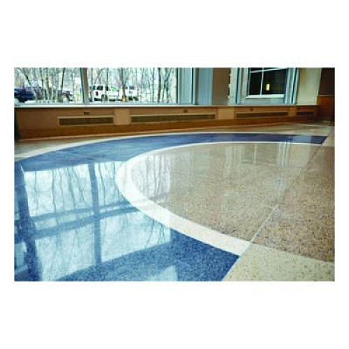3M Low-Speed Super Polishing Floor Pads 4100, 12" Diameter, White, 5/Carton (410012IN)