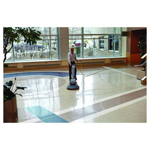 3M Low-Speed Buffer 5100 Floor Pads, 15" Diameter, Red, 5/Carton (510015)