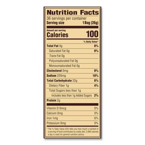 Snyder's Mini Pretzels. 0.92 oz Pack, 36 Packs/Box, 2 Boxes/Carton (60004087)