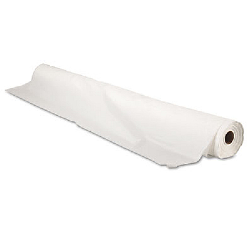 Tablemate Plastic Table Cover, 40" x 300 ft, White (BIO1403WH)