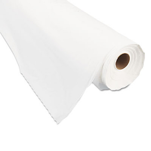 Tablemate Plastic Table Cover, 40" x 300 ft, White (BIO1403WH)